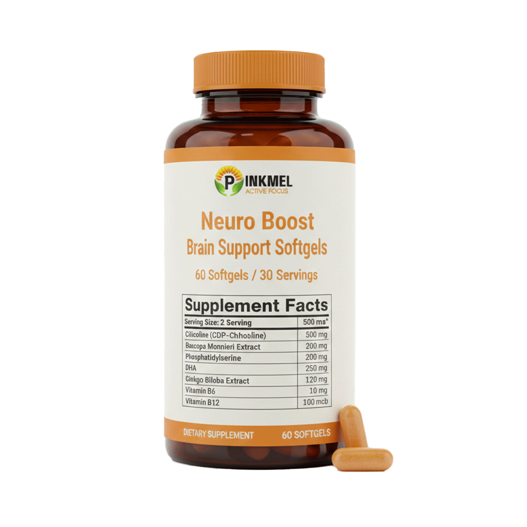 Neuro Boost Brain Support Softgels – 60 Softgels / 30 Servings